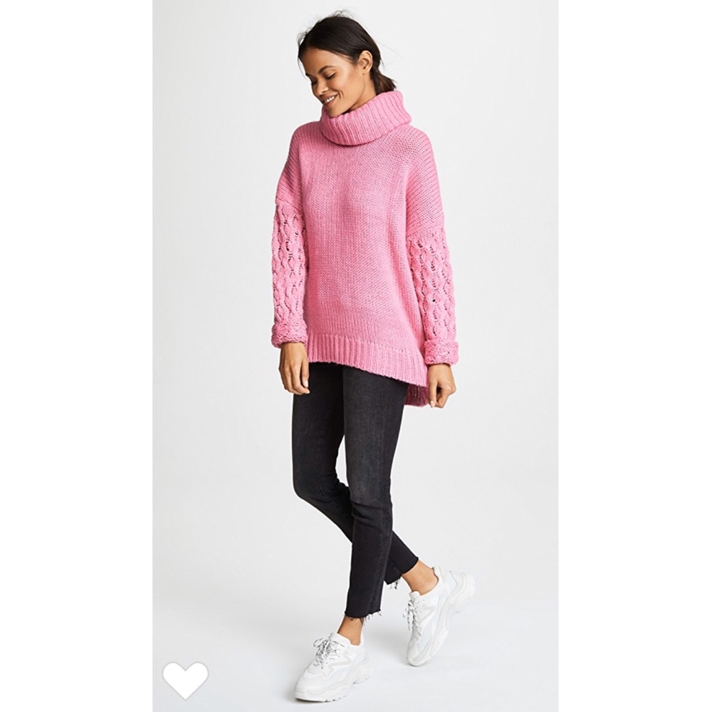 One Teaspoon Rider Roll Neck Sweater Size Small